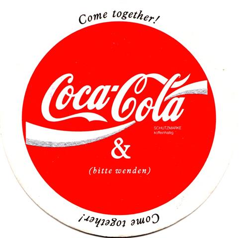berlin b-be coca cola gemein 3a (rund215-come together-schwarzrot) 